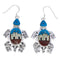 Turtle Native American or Pueblo Design Multicolor Earrings MW75811